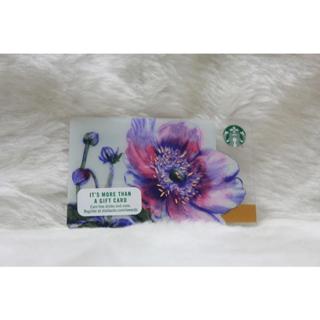星巴克 STARBUCKS 美國 2016 花 花朵 隨行卡 儲值卡 星巴克卡 收藏