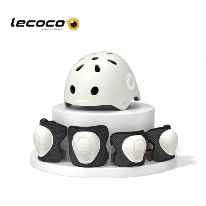 👏現貨  Lecoco檢驗合格 兒童安全帽護具組 滑板帽 兒童頭盔