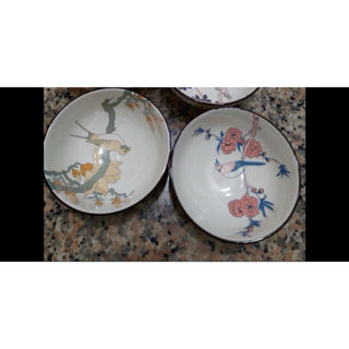 開發金控紀念品 故宮花鳥彩繪陶瓷碗