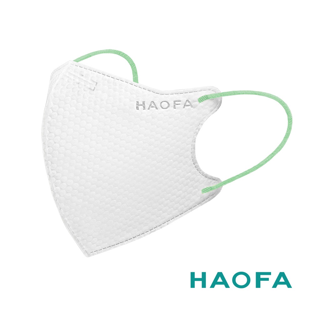 HAOFA氣密型99%防護醫療N95口罩彩耳款(10入)-滿額贈使用