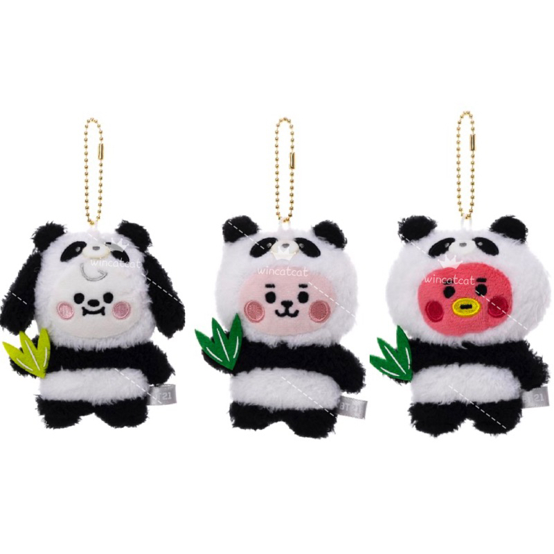 💟新品 現貨一隻💟 BT21日本全新動物園人氣角色 熊貓寶寶吉祥物 cooky吊飾