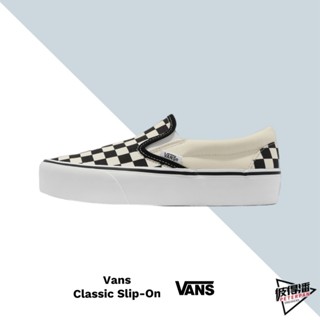 VANS CLASSIC SLIP-ON 黑白棋盤格 經典 厚底 VN00018EBWW【彼得潘】