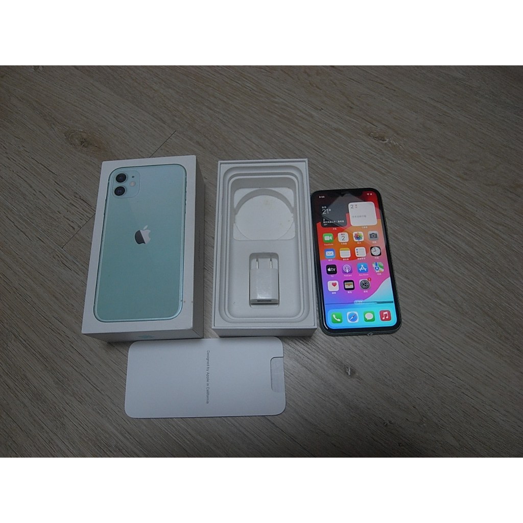 二手 盒裝 蘋果 Apple iPhone 11 64G 綠色 智慧型手機 A2221  IPHONE11 手機