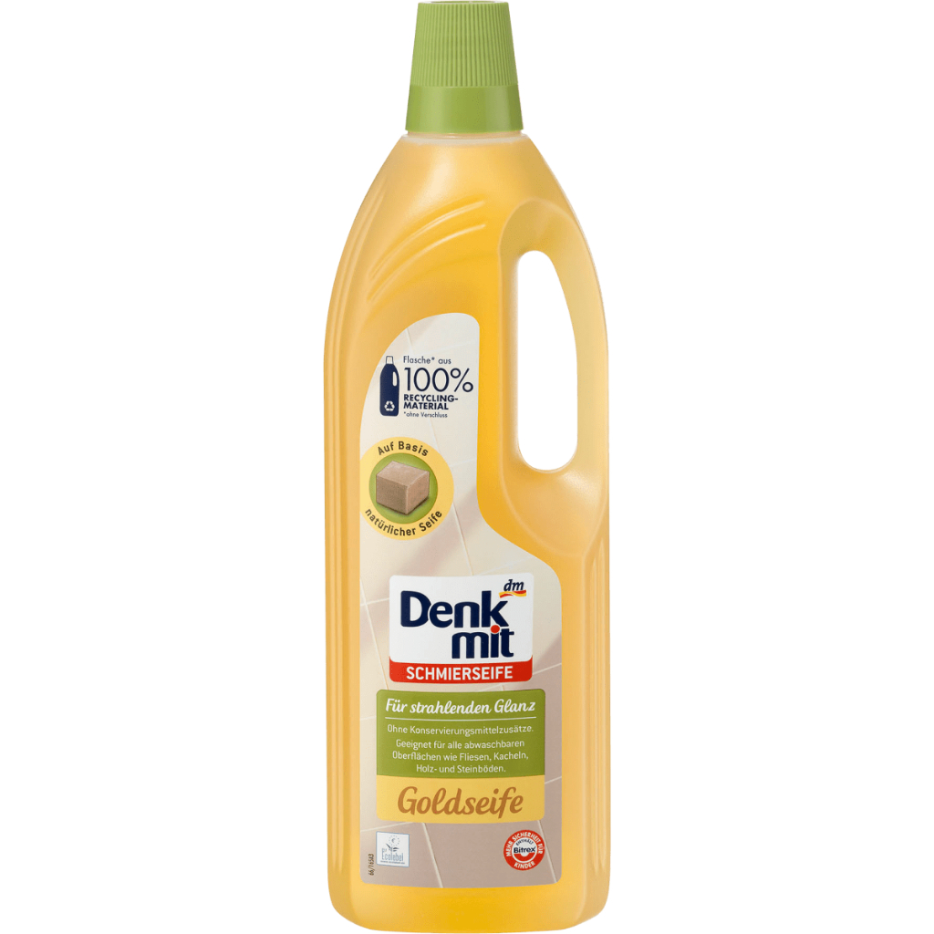 德國 Denkmit 表面清潔金黃液體皂 1L 居家清潔 廚房 衛浴 廁所 洗手台 磁磚 不鏽鋼