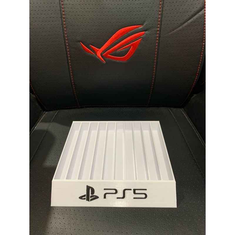「現貨」SONY Playstation 5 PS5遊戲片 收納盒展示 白色 10片裝（二手）