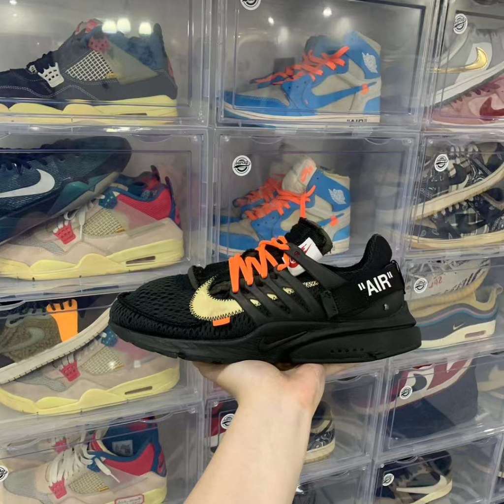 《二手寄賣》Off-White x Nike Presto 黑色 US12 原盒配件齊 少穿