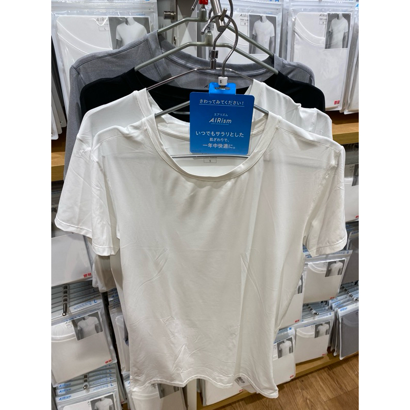AIRism 男裝 圓領T恤(短袖) 輕盈涼感衣系列 UNIQLO  預購