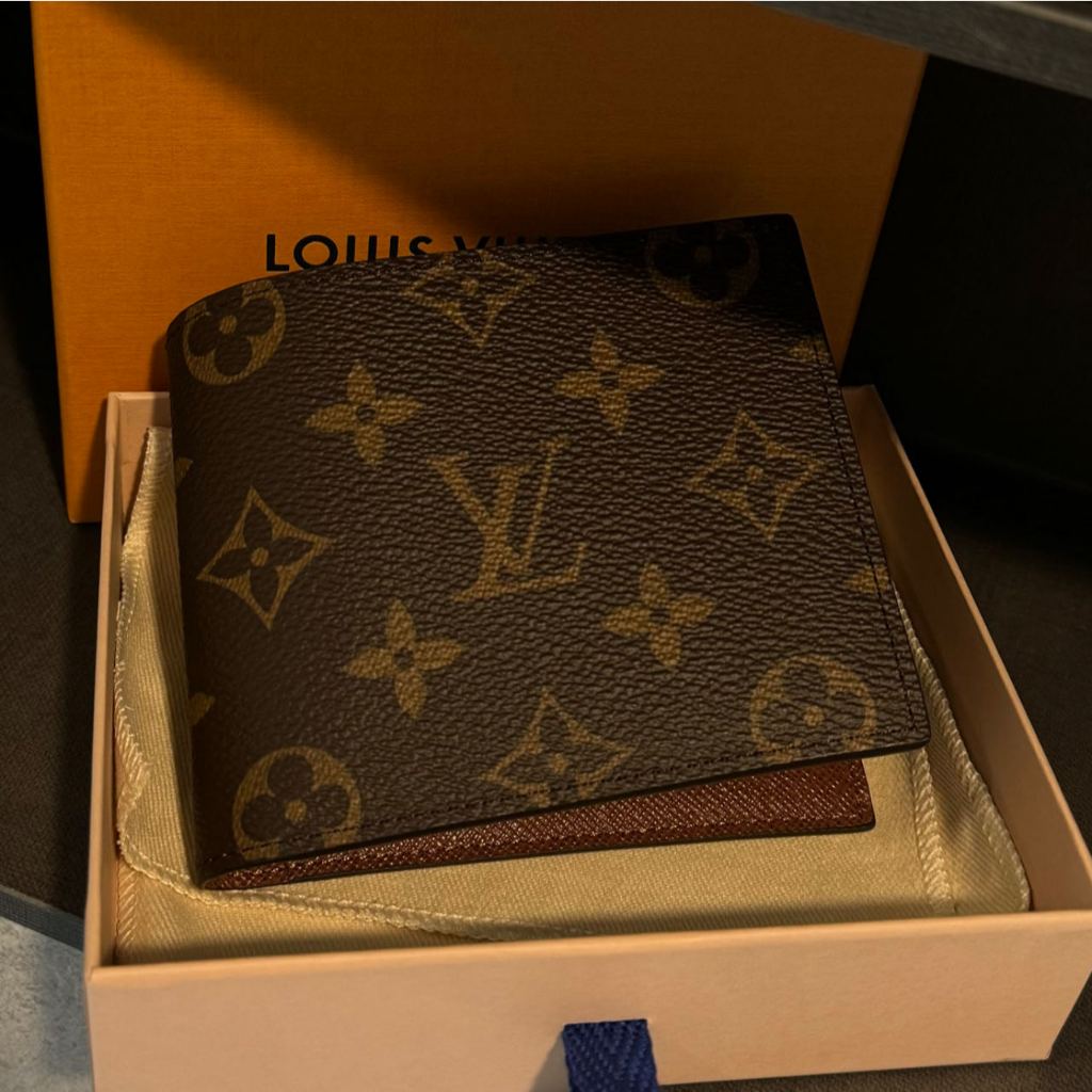 Louis Vuitton Marco 棕色老花零錢袋短夾 M62288 | ASCE