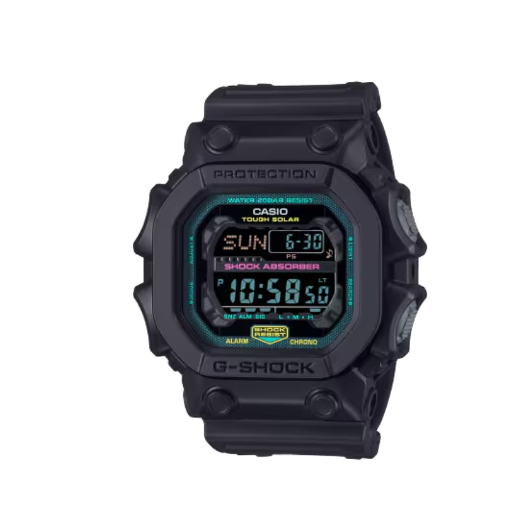 [幸福時刻]G-SHOCK大錶殼數位顯示的GX-56的強悍系列時尚運動型太陽能電力錶GX-56MF-1