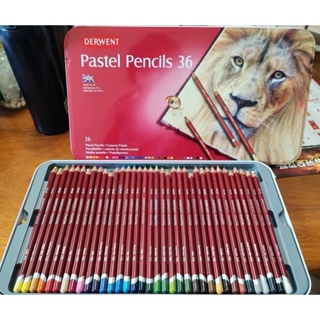 英國 德爾文 粉彩 鉛筆 Derwent Pastel Pencils 36 支 鐵盒裝