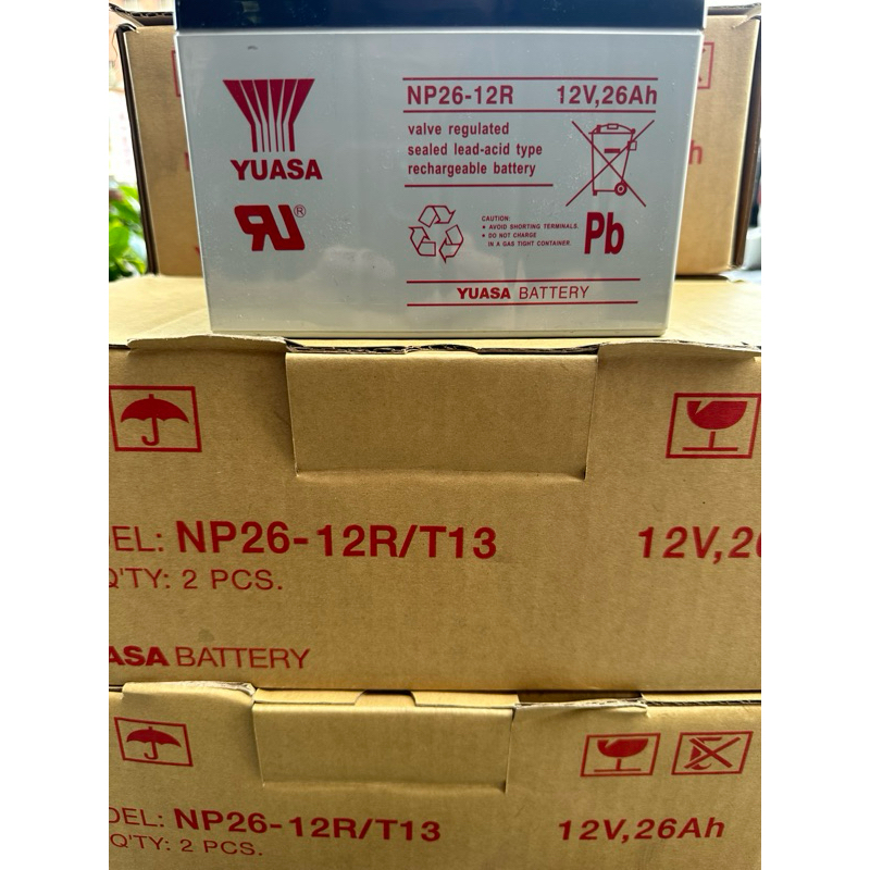 YUASA NP26-12 NP26-12R 12V26Ah 深循環電瓶 UPS電池安裝 代課安裝UPS