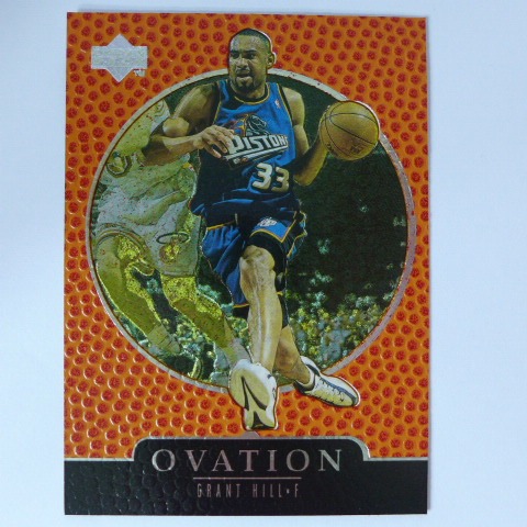 ~Grant Hill/格蘭特希爾/名人堂/好好先生~1998年UD OVATION.球皮顆粒設計.NBA籃球卡
