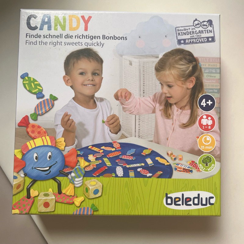 幾乎全新【beleduc】糖果對對碰CANDY桌遊