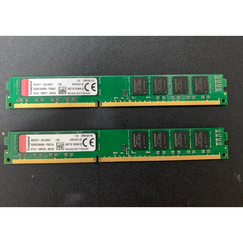 金士頓 DDR3 8G 1600 記憶體 測試正常