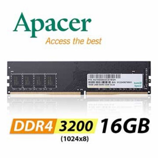 全新 宇瞻Apacer DDR4-3200 16GB 桌上型 記憶體 現貨 秒出