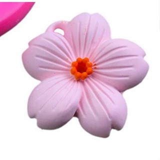 【皂安。自造~現貨】櫻花 帶孔擴香石 矽膠模具 汽車掛件diy滴膠模 皂模 手工皂