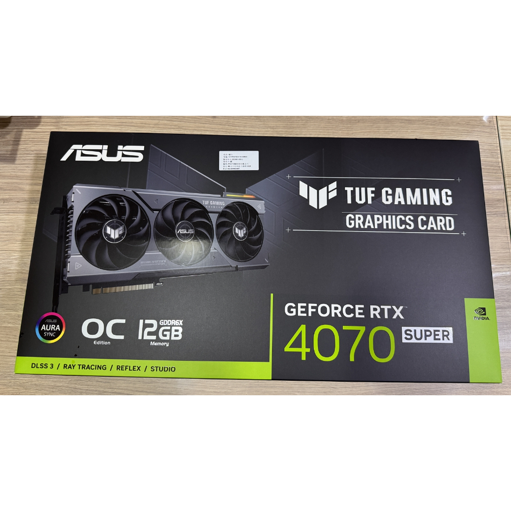 TUF Gaming GeForce RTX 4070 SUPER OC 12GB
