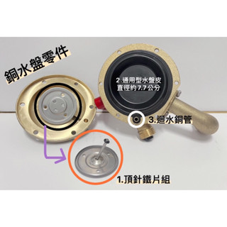 🌡️溫度哈姆特🚿銅水盤零件🚿通用型水盤皮 頂針鐵片組 迴水銅管🚿瓦斯熱水器 零件🚿櫻花 林內 莊頭北