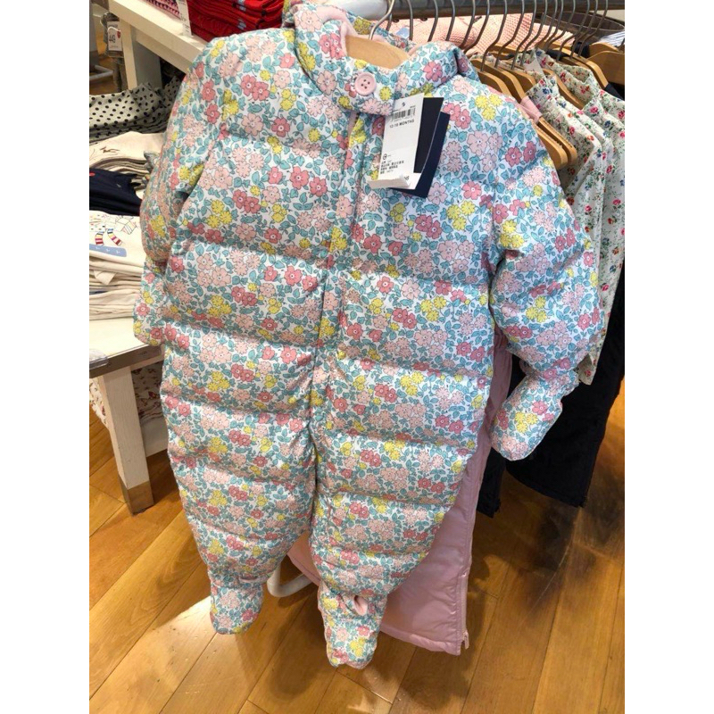 Gap 嬰幼兒羽絨長袖保暖連身衣/滑雪衣/ 全新