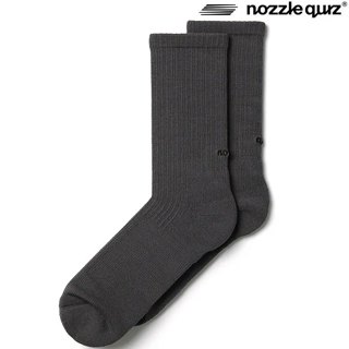 NOZZLE QUIZ 後研 DC-ESSX01SK ESSENTIAL CREW 小腿襪 中筒襪 (月灰色) 化學原宿
