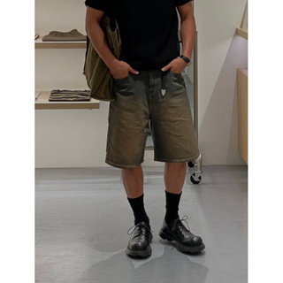 《OB.Closet》韓國連線🇰🇷 MENTO 復古刷色牛仔短褲 韓國男裝