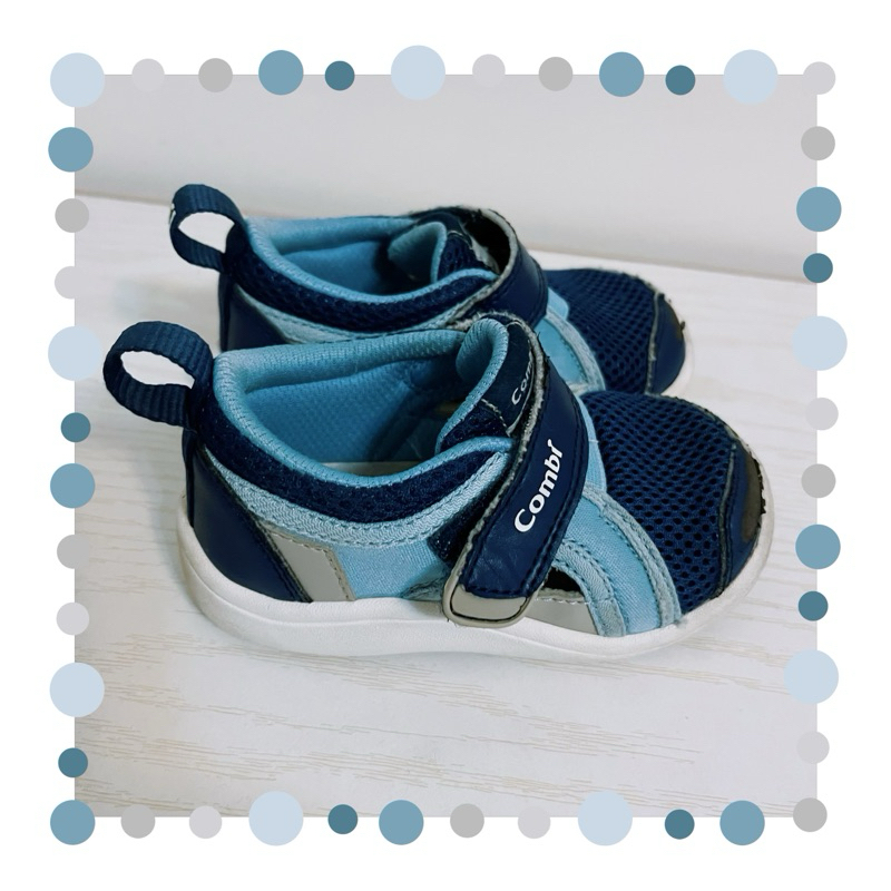 二手嬰幼兒小男童Combi康貝步態發展機能學步鞋運動鞋13.5公分