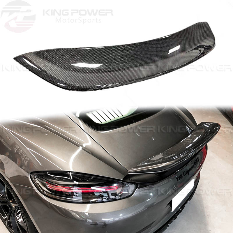 KP擎利國際 Porsche 保時捷 718 Cayman 碳纖維 尾翼 卡夢鴨尾 實體店面 預約安裝
