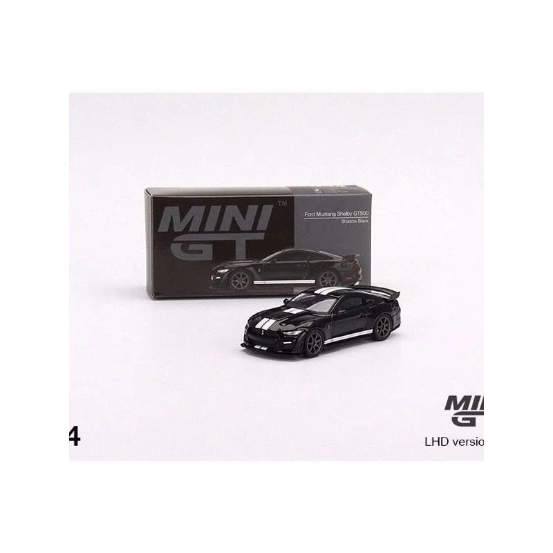 Mini GT 334 Ford Mustang Shelby GT500已絕版高尾翼黑色野馬附膠盒