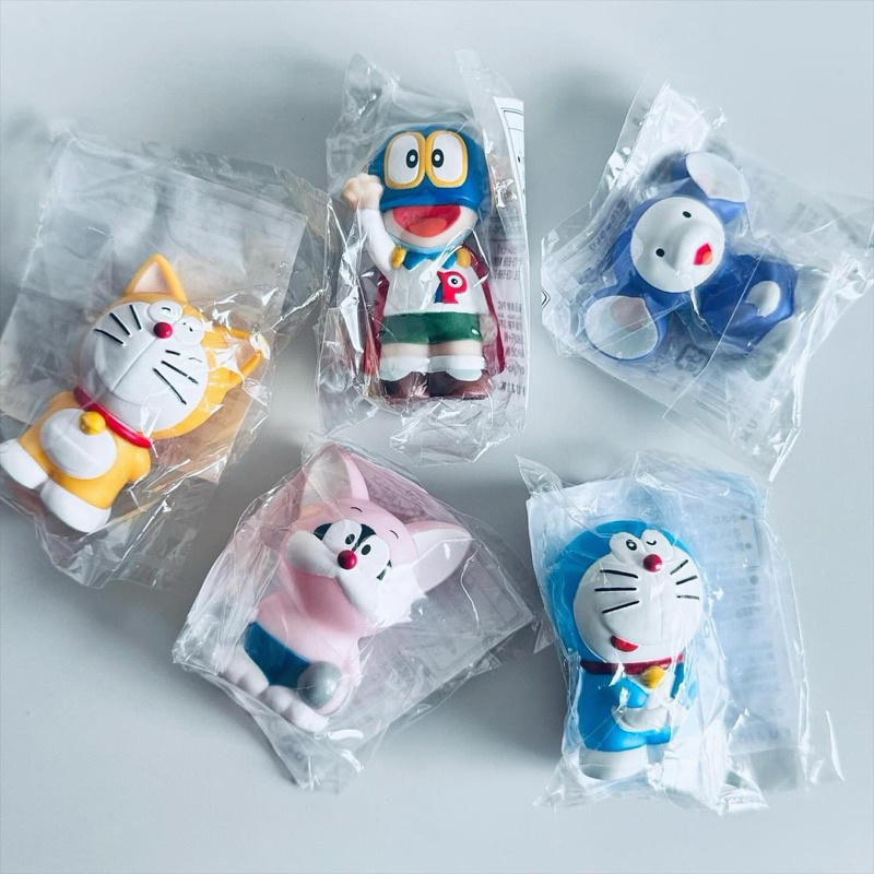 藤子·𝗙·不二雄 ミュージアム 藤子·𝗙·不二雄博物館 指人形 指偶 軟膠玩具 哆啦𝗔夢 叮噹貓 大耳鼠 小超人帕門