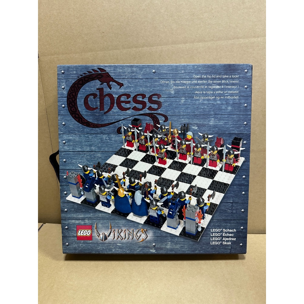 [玩樂高手附發票] 樂高 LEGO 4499577 Vikings Chess Set 絕版 (外盒扣件破損)