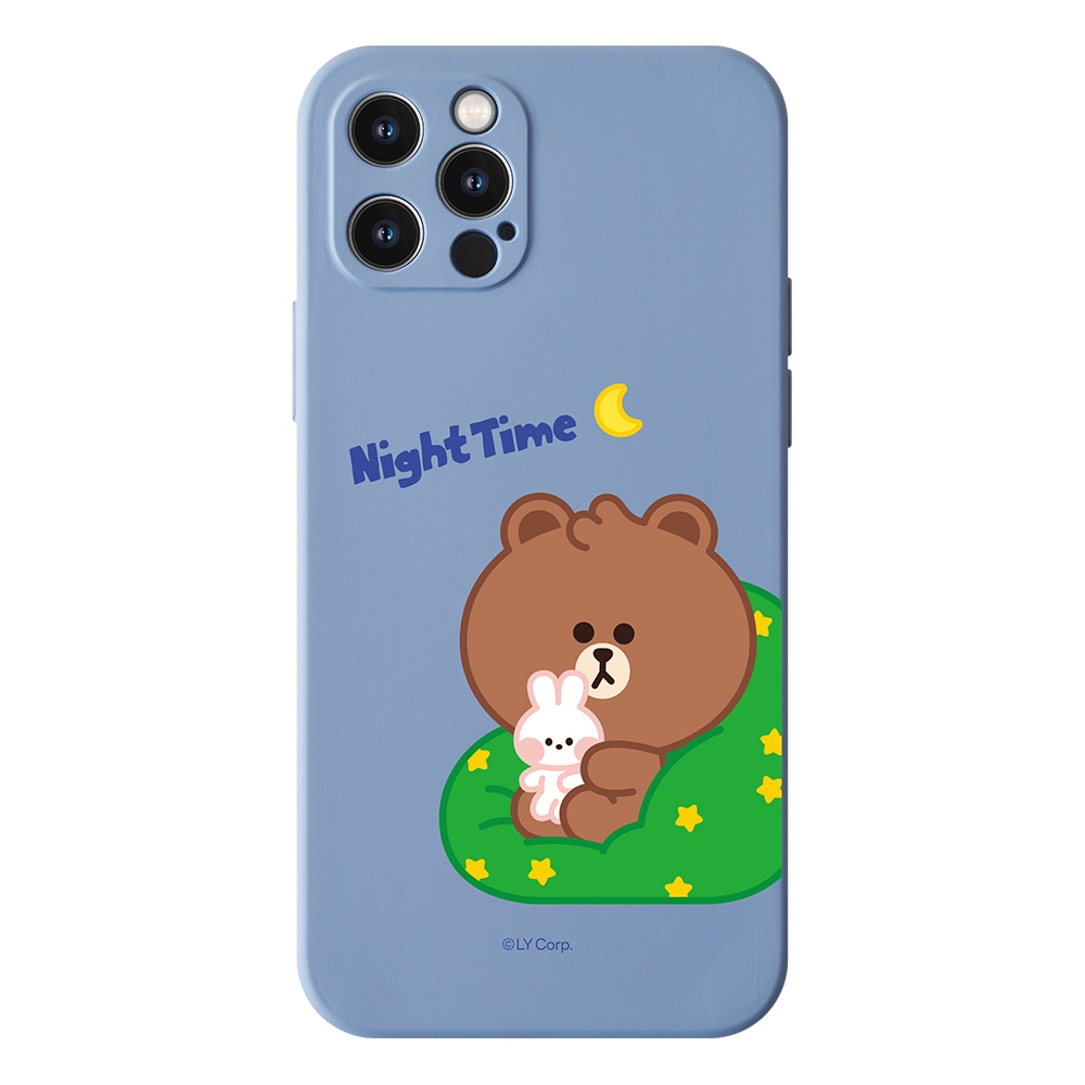 【TOYSELECT】LINE FRIENDS MINI-熊大的晚安陪伴全包iPhone手機殼