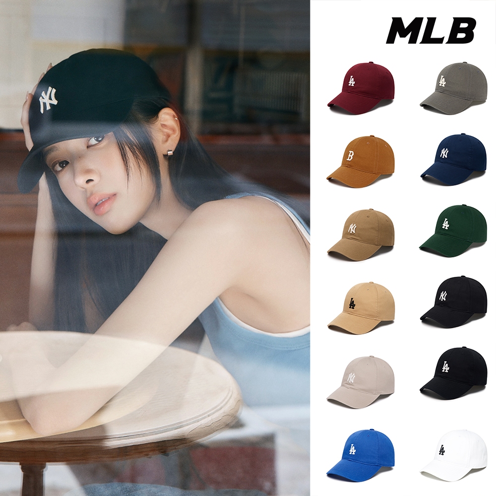 MLB 棒球帽 老帽 可調式軟頂 洋基/紅襪/道奇/守護者隊(CP77-多款任選)【官方旗艦店】