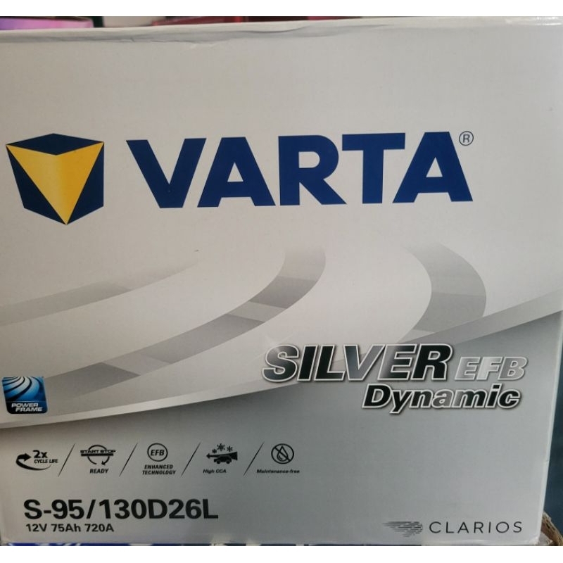 華達 VARTA S95 130D26L EFB 電池 啟停系統 怠速熄火