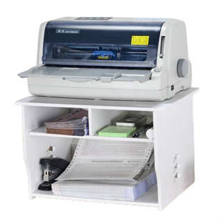 雙層印表機置物架 快遞單置物架 事務機架 桌面收納架置物架 印表機支托架辦公文件 櫃子書架 印表機架
