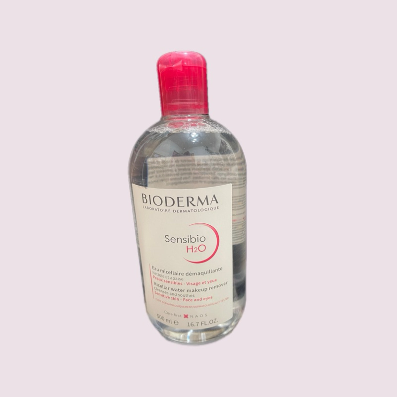 。Bioderma貝膚黛瑪 舒敏高效潔膚液 卸妝水。