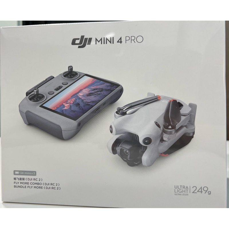 DJI Mini 4 Pro 暢飛套裝（附螢幕遙控器）全新代友出售