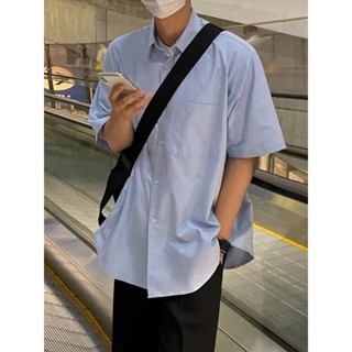 CLO.studio｜🇰🇷｜男款｜夏季學院風短袖襯衫 兩色（0111）