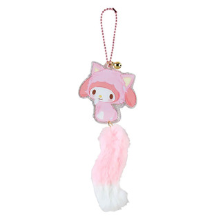 sanrio 三麗鷗 貓咪系列 貓尾造型壓克力吊飾 美樂蒂