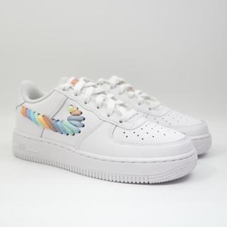 NIKE AIR FORCE 1 LV8 1 GS 女生款 休閒鞋 FQ4948100 運動鞋 空軍一號 AF1 刺繡