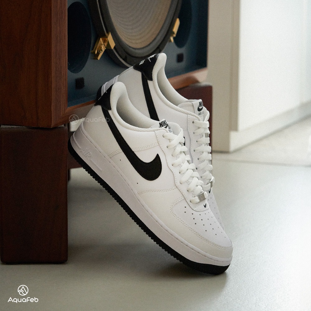 Nike Air Force 1 Low White Black 男 白黑 AF1 運動 休閒鞋 FQ4296-101