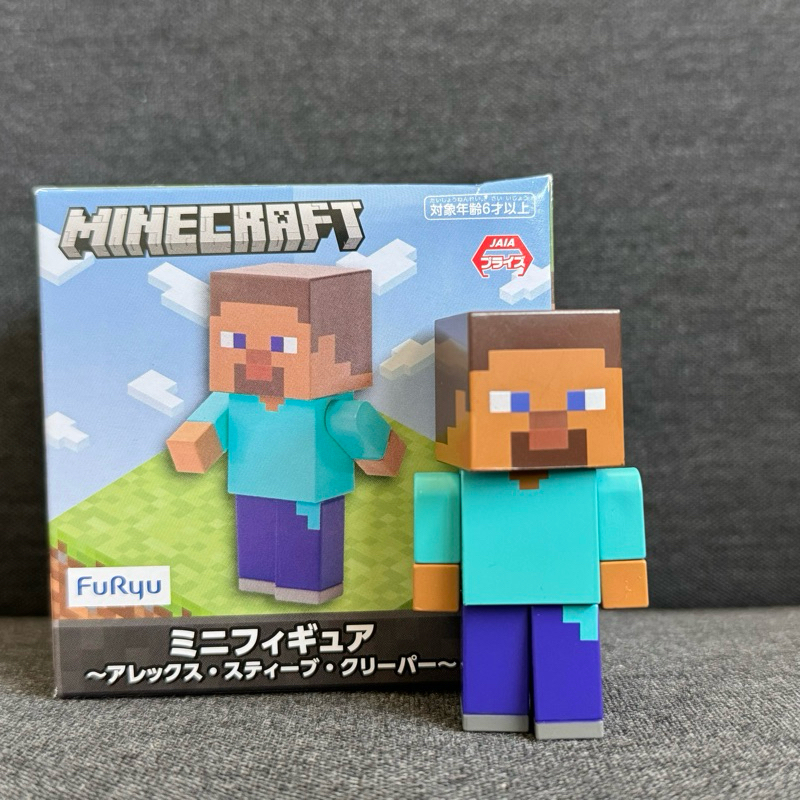 FuRyu Minecraft麥塊 迷你人物Steve史蒂夫 景品