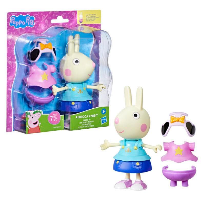 【孩之寶】 兒童玩具 粉紅豬小妹 佩佩豬 小兔扮裝遊戲組