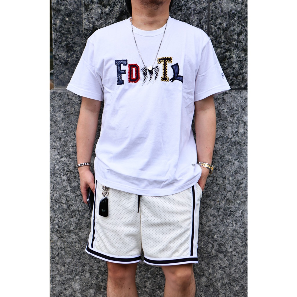 FDMTL 24FA FA24/TE14 WHITE 白 刺繡 LOGO 短袖 短TEE 上衣