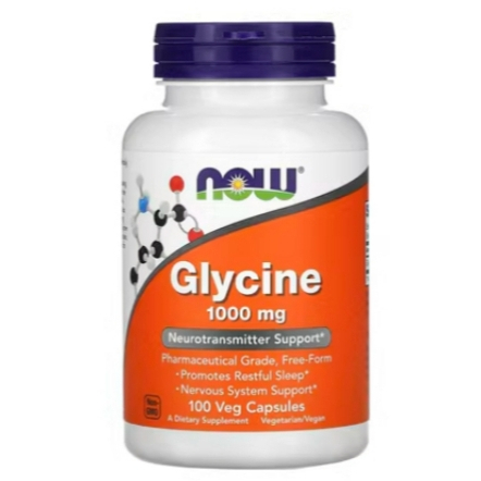 Now Foods  Glycine 1000毫克100