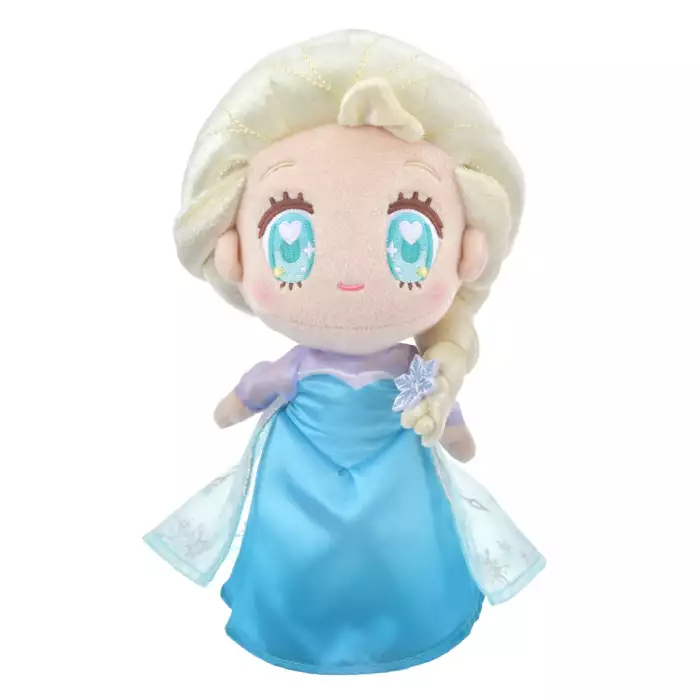 【預購】日本迪士尼  眼睛閃著愛心系列  艾莎公主/安娜玩偶 冰雪奇緣  可坐絨毛娃娃