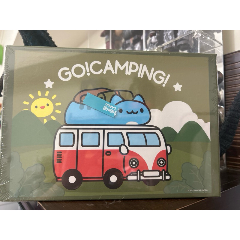 貓貓蟲咖波 Go! Camping! 拼圖 500片 凹豆咖波露營車拼圖 正版授權 台灣製 可愛 親子