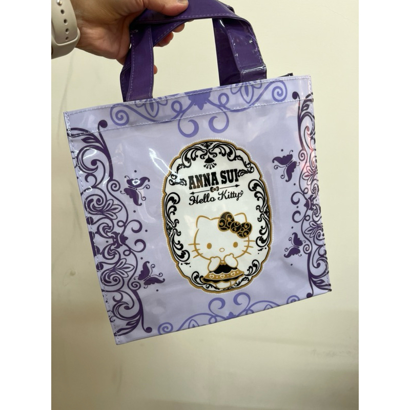 Anna Sui x Hello Kitty 防水包。小拎包。餐袋便當袋。手提包。托特包