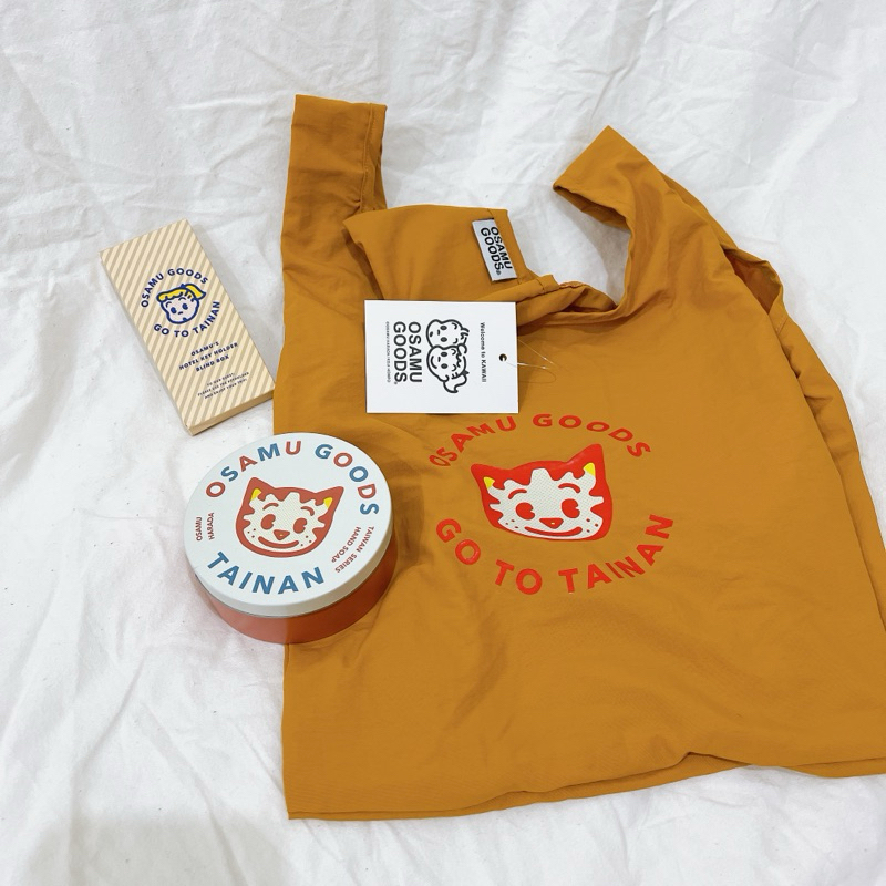 日本 原田治 OSAMU GOODS 盲盒鑰匙圈 台南系列 迷你環保袋 cat 鐵罐肥皂￼檜木cat