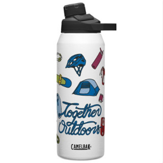 《6月活動優惠中~》美國 CAMELBAK 1000ml Chute Mag不鏽鋼戶外運動保溫瓶(保冰) 驕傲出走