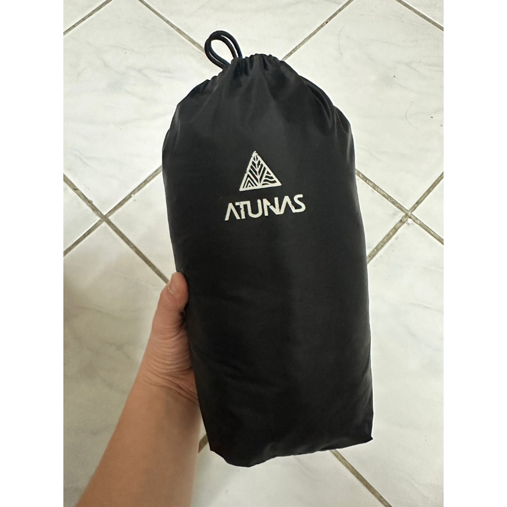 【二手】ATUNAS天鵝絨睡袋內套(歐都納/保潔墊/登山/露營/輕薄小巧)